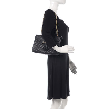 Gucci Microguccissima Medium Emily Chain Shoulder Bag Black 2 of 11