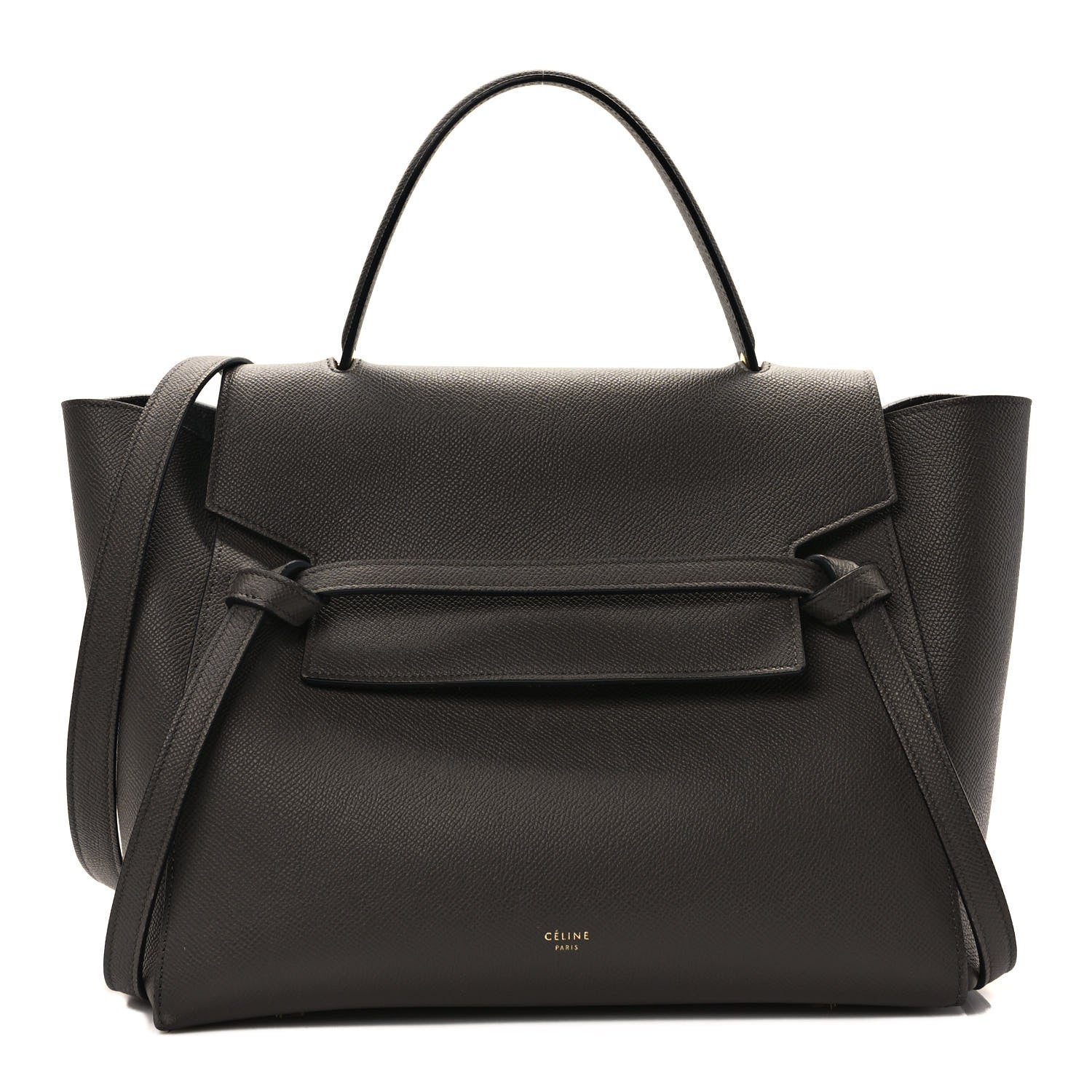 Celine Grained Calfskin Mini Belt Bag Grey 1 of 10