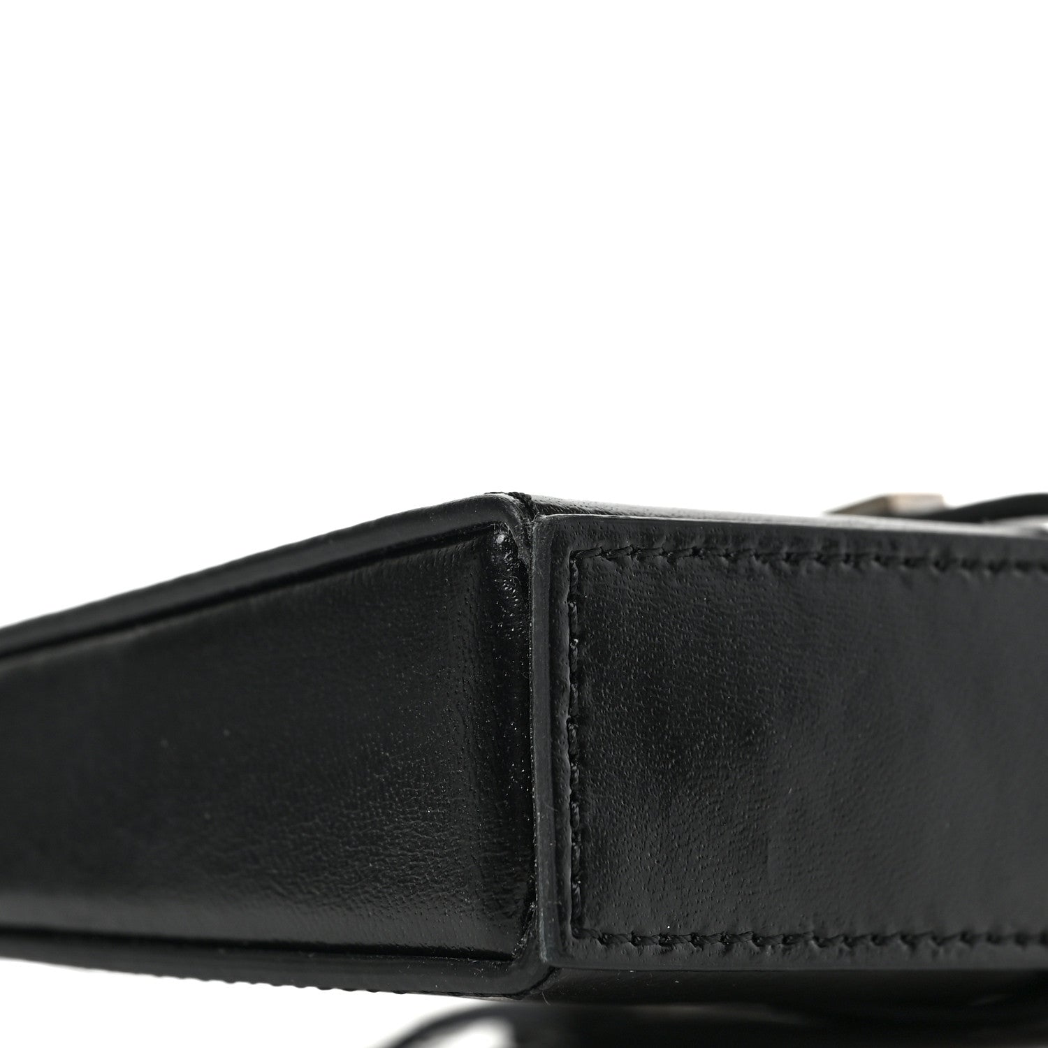 Givenchy Brushed Calfskin Micro Cut Out Shoulder Bag Black 7 of 8