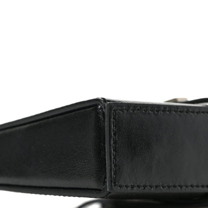 Givenchy Brushed Calfskin Micro Cut Out Shoulder Bag Black 7 of 8