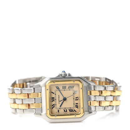 Cartier Stainless Steel 18K Yellow Gold 27mm Panthere Quartz Watch 2 of 5