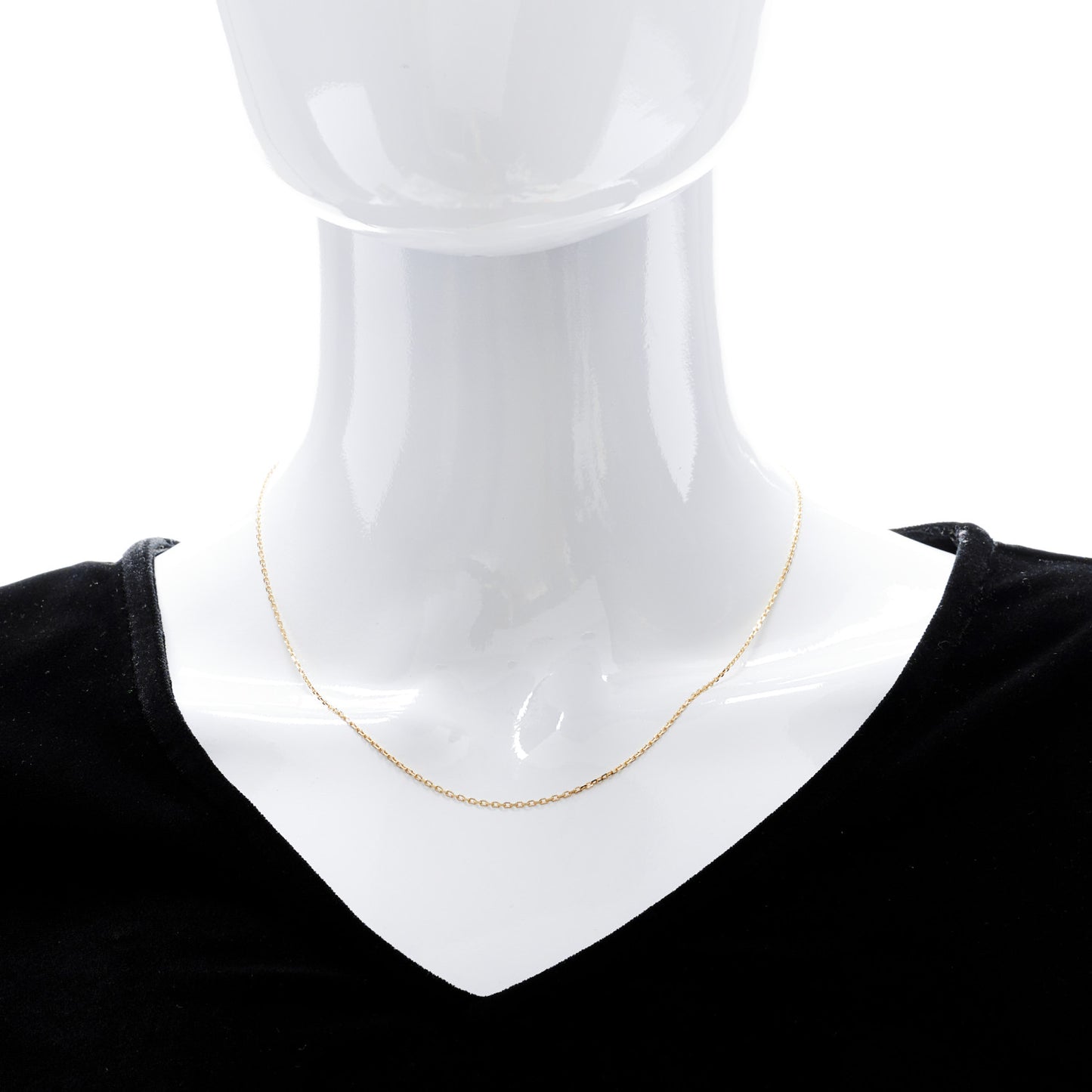 18K Yellow Gold Chain Necklace