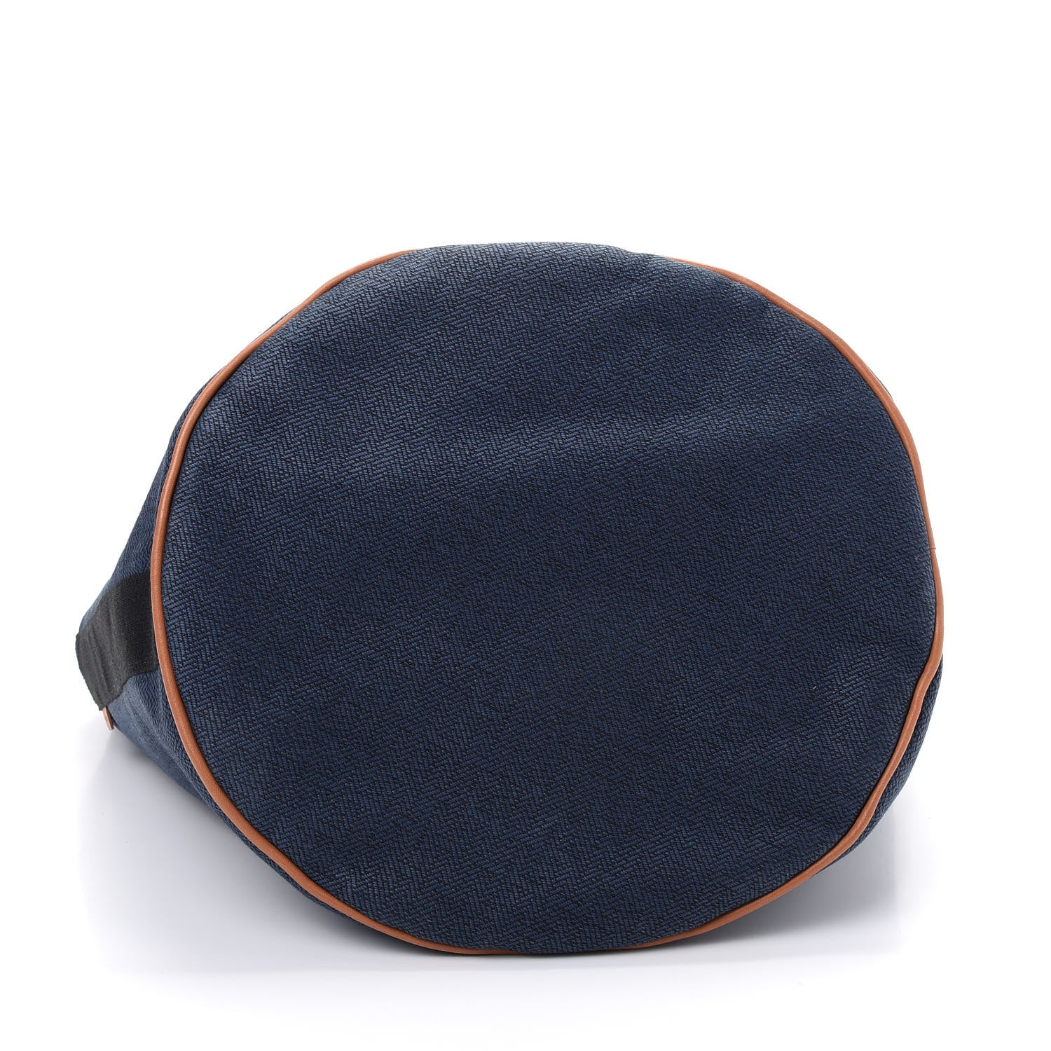 Hermes Cotton Canvas Sac De Plage GM Bleu Indigo 4 of 9