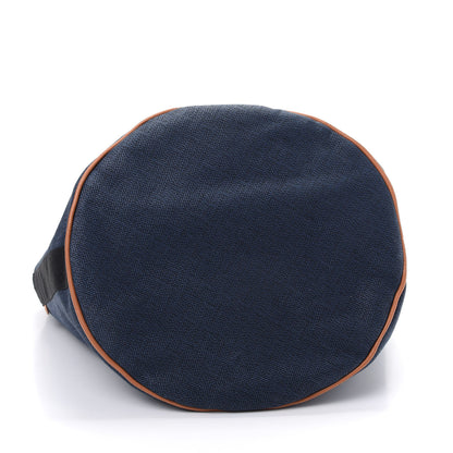 Hermes Cotton Canvas Sac De Plage GM Bleu Indigo 4 of 9