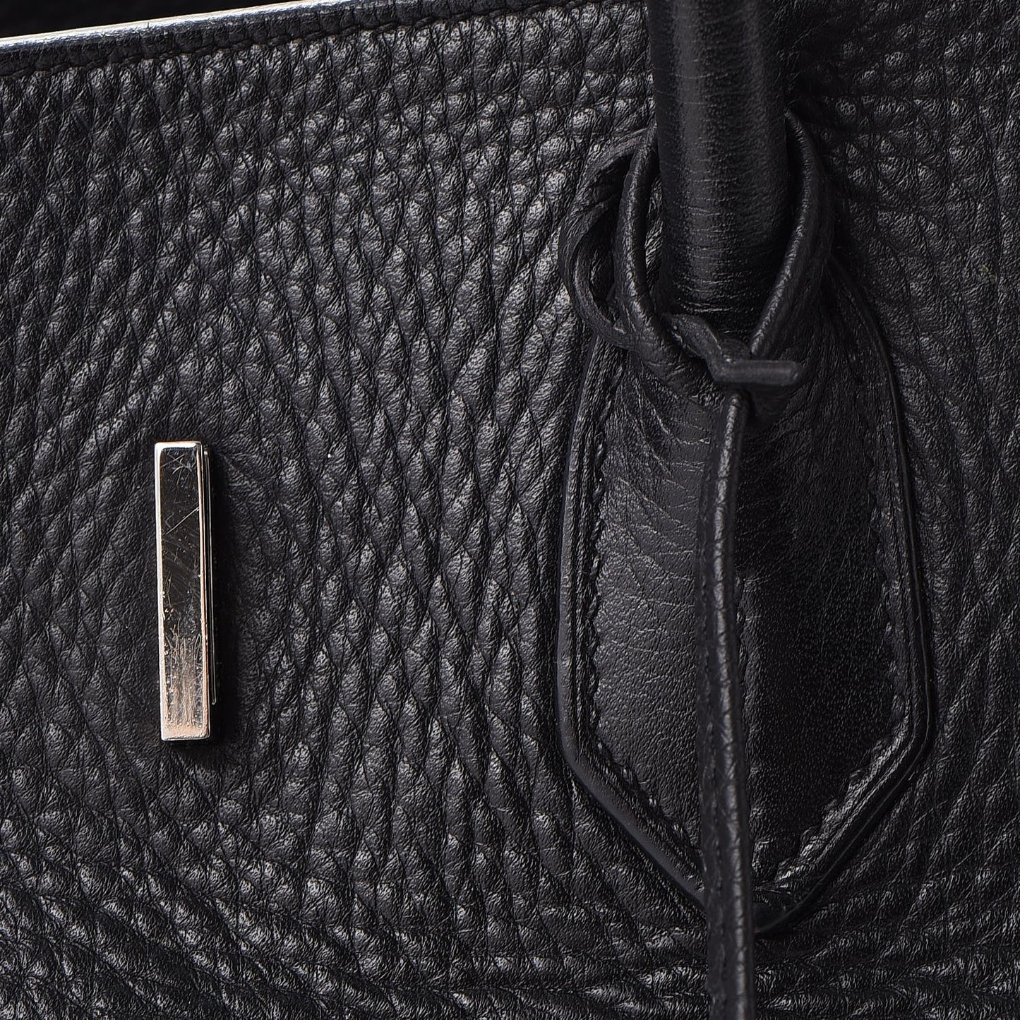 Taurillon Clemence Birkin 35 Black