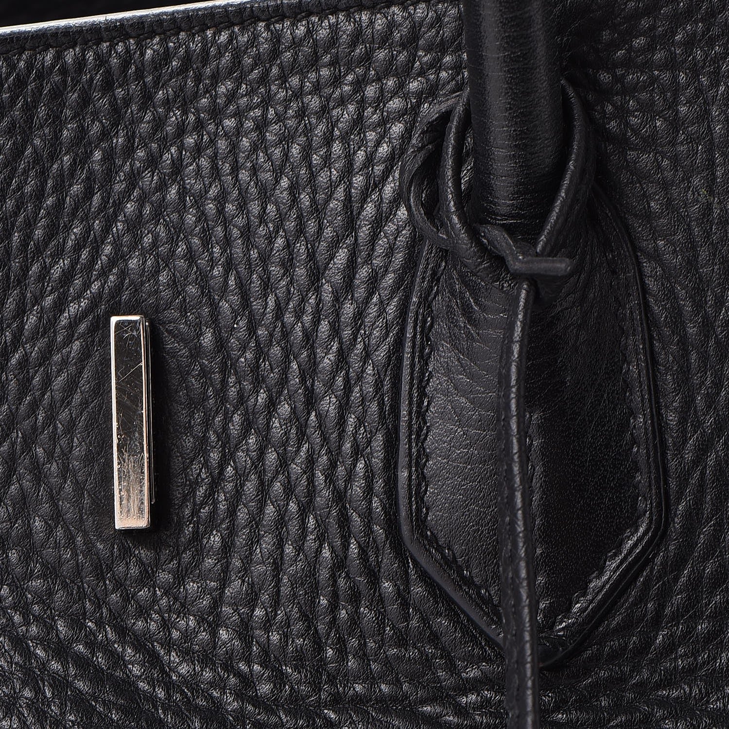 Hermes Taurillon Clemence Birkin 35 Black 26 of 44