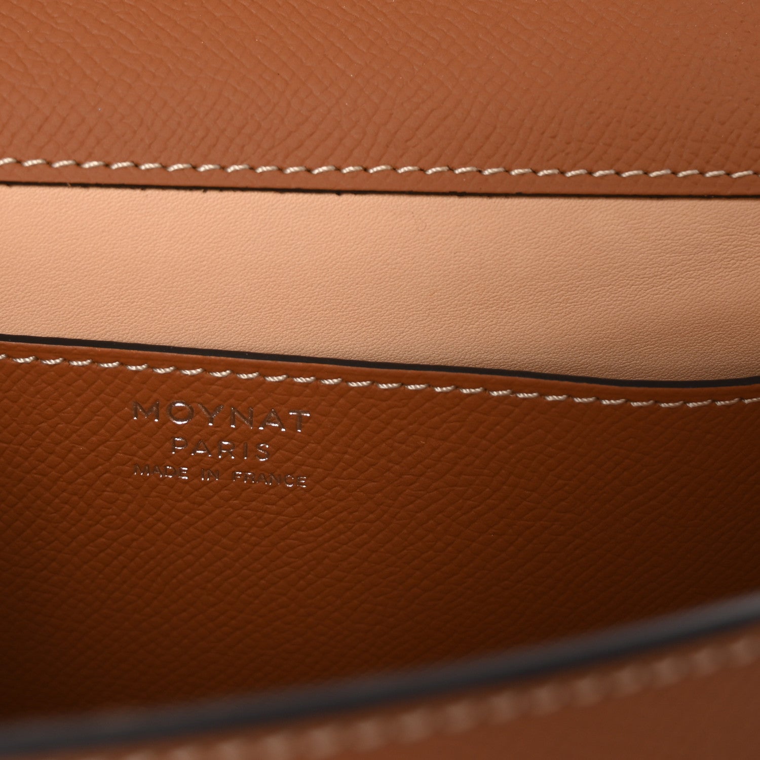 Moynat Carat Calfskin Flori PM Camel 7 of 10