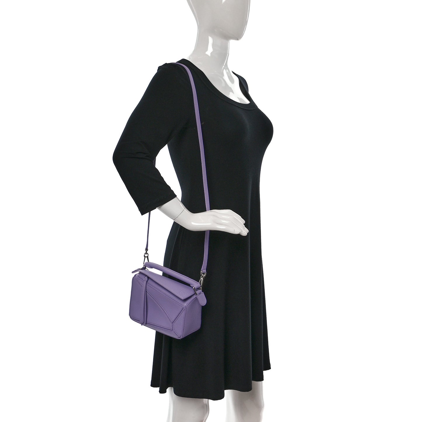 Calfskin Mini Puzzle Bag Light Mauve