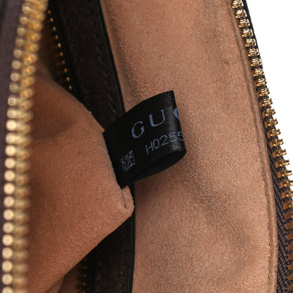Gucci GG Supreme Monogram Web Medium Ophidia Boston Brown 8 of 13