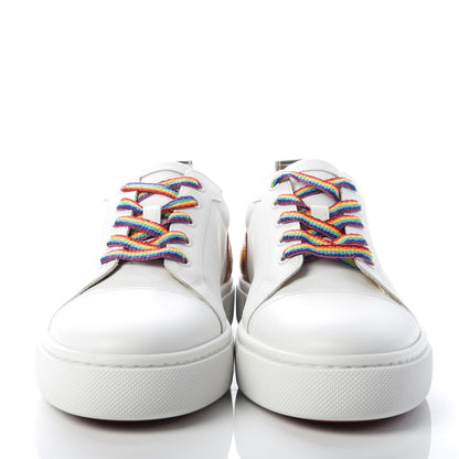 Christian Louboutin Calfskin Womens Arkenspeed Sneakers 39 White Multi 2 of 8