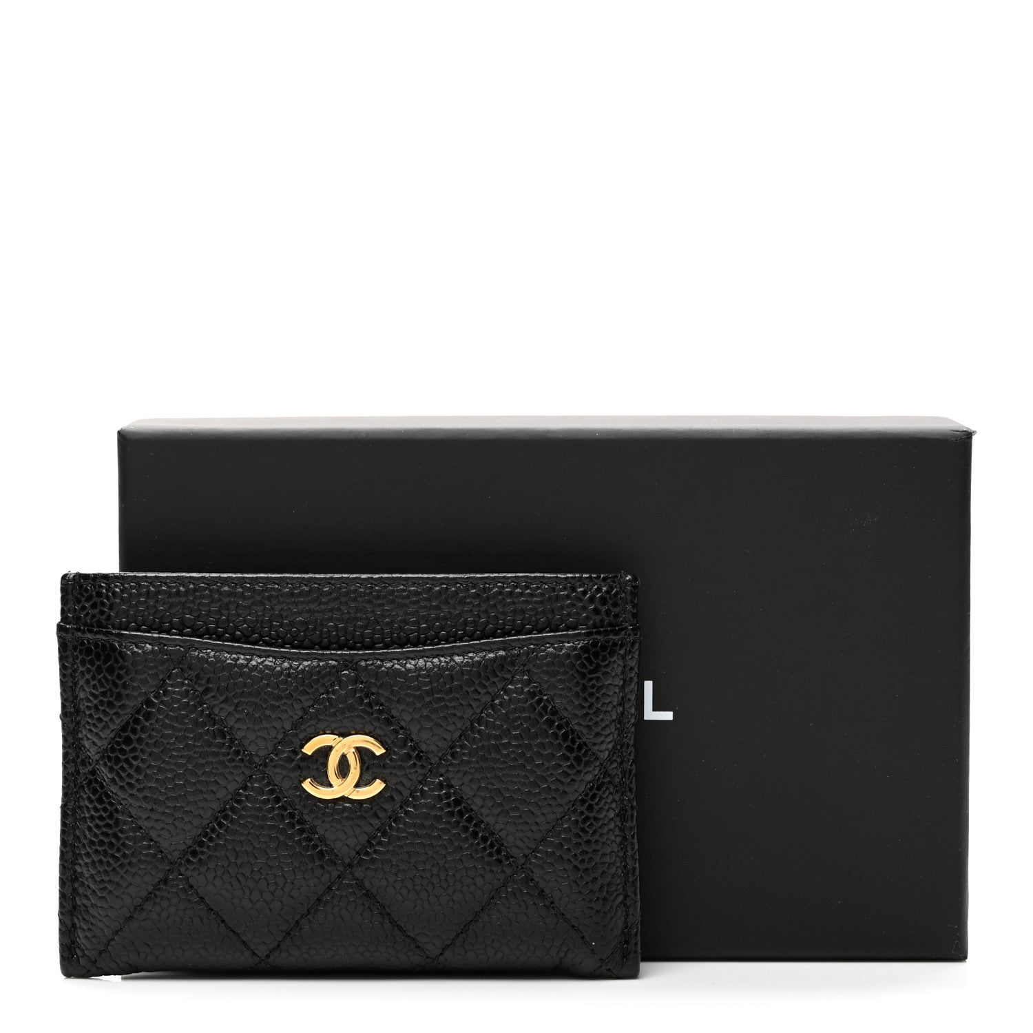 Chanel Caviar Quilted Card Holder Black 9 of 9