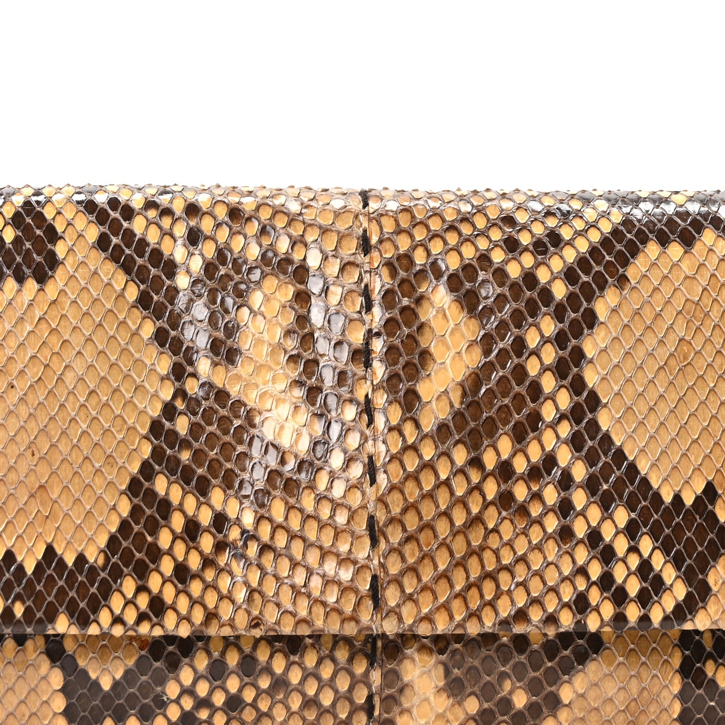 Snakeskin Pochette Shoulder Bag Beige
