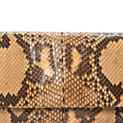 Prada Snakeskin Pochette Shoulder Bag Beige 7 of 9