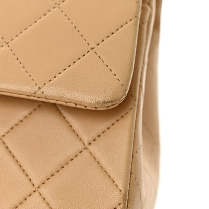 Chanel Lambskin Quilted Small Double Flap Beige 15 of 16