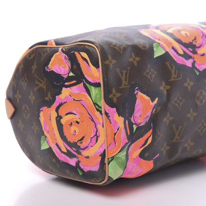 Louis Vuitton Monogram Roses Speedy 30 9 of 10