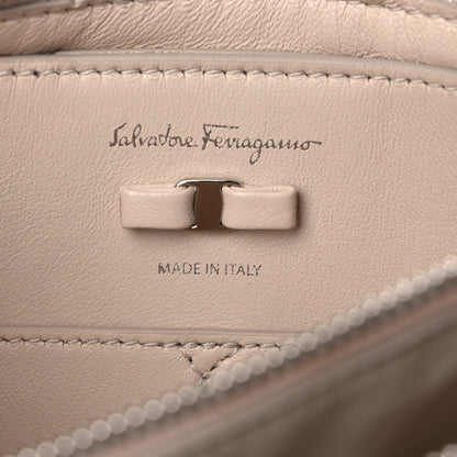 Salvatore Ferragamo Calfskin Small Viva Bow Shoulder Bag Bone 6 of 15