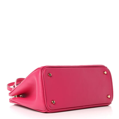 Christian Dior Smooth Calfskin Medium Diorissimo Tote Fuchsia 3 of 4