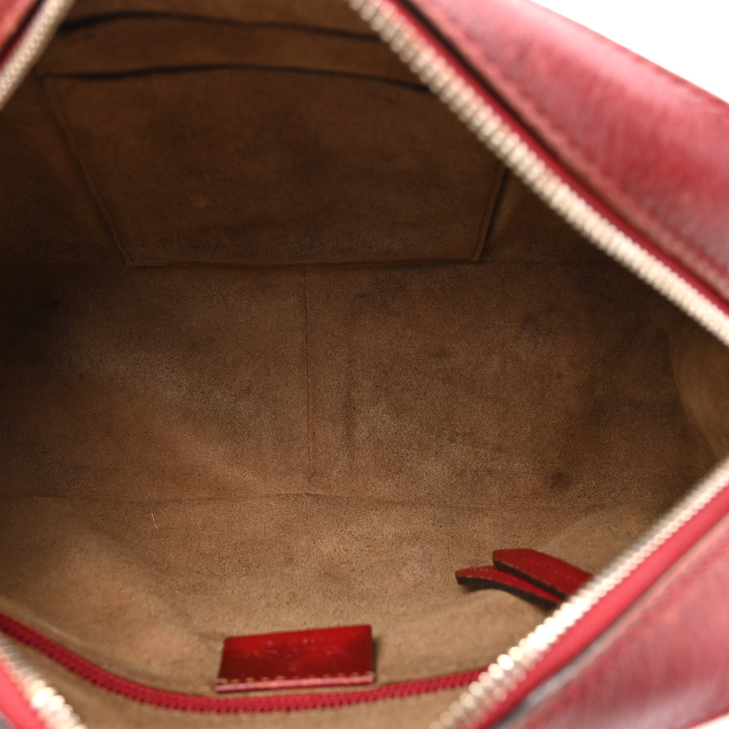 GG Supreme Monogram Tian Web Camera Bag Beige Multicolor Red