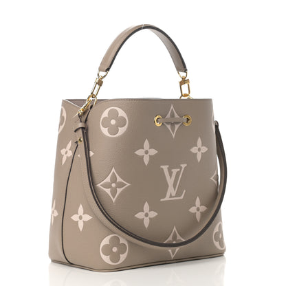 Louis Vuitton Empreinte Monogram Giant Neonoe MM Tourterelle Creme 4 of 12