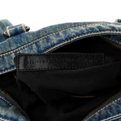 Balenciaga Washed Denim Classic Hardware Small Le City Blue 7 of 11