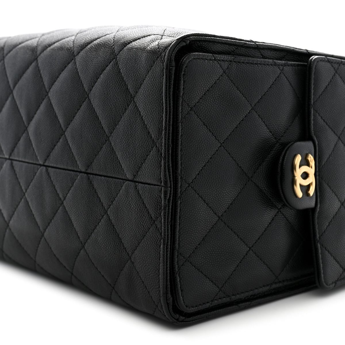 Chanel Caviar Quilted Medium Chanel 25 Handbag Black 11 of 12