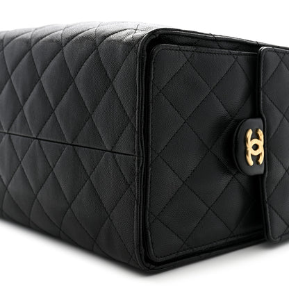 Chanel Caviar Quilted Medium Chanel 25 Handbag Black 11 of 12