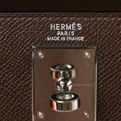 Hermes Epsom Kelly Sellier 28 Chocolate 6 of 6