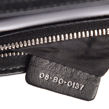 Christian Dior Grained Calfskin Diorama Wallet on Chain Pouch Black 8 of 10