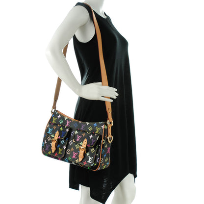 Louis Vuitton Monogram Multicolor Lodge GM Black 2 of 7