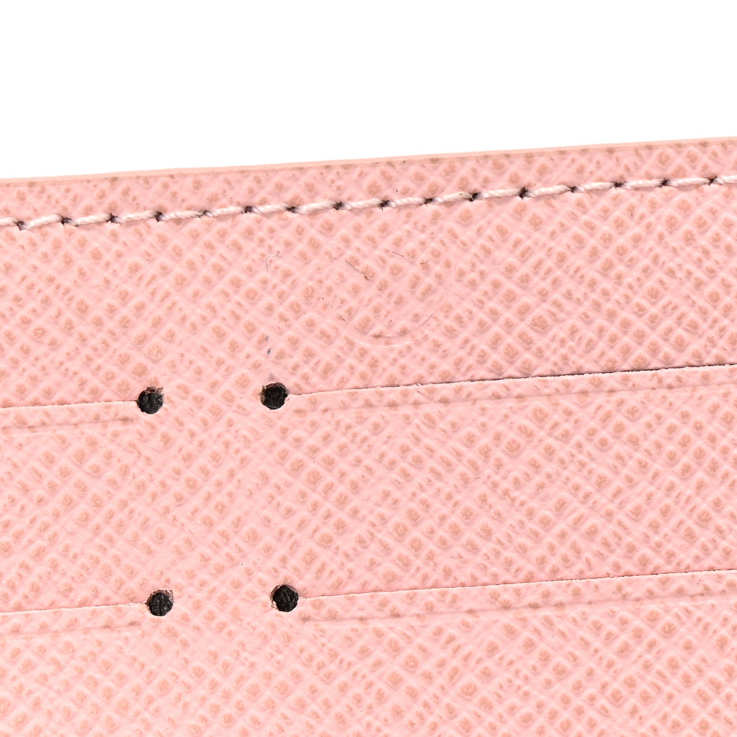 Calfskin Felicie Card Holder Insert Rose Ballerine