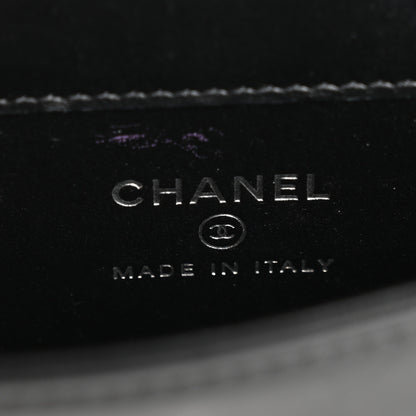 Chanel Lambskin Crystal Quilted Mini Chain Belt Bag Black 6 of 12