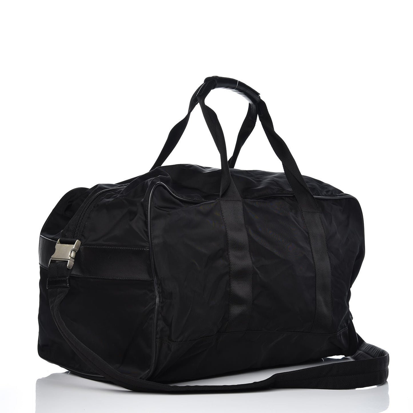 Tessuto Nylon Saffiano Weekender Black