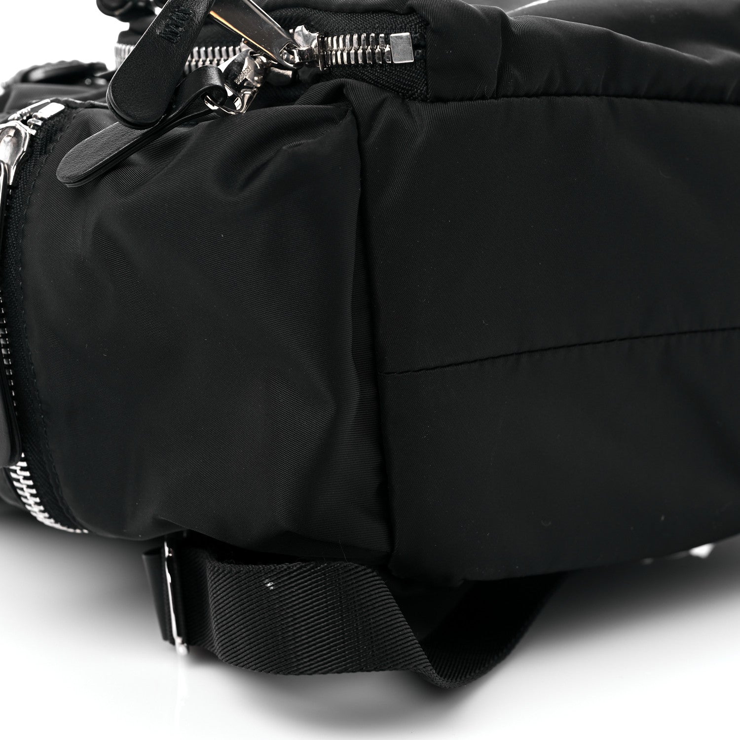 Burberry Nylon Logo Print Medium Rucksack Backpack Black 7 of 8