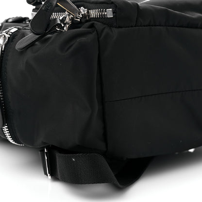 Burberry Nylon Logo Print Medium Rucksack Backpack Black 7 of 8