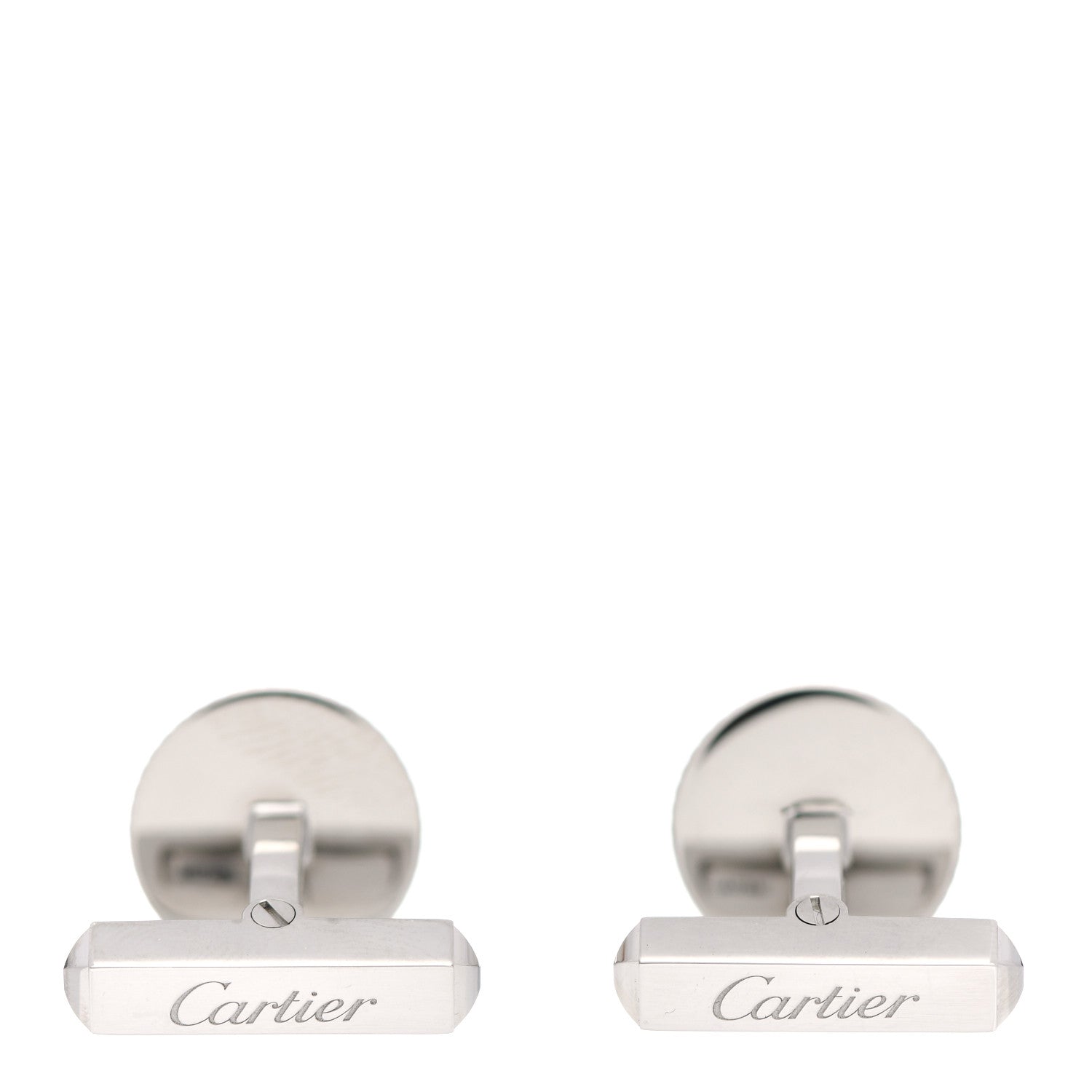 Cartier Palladium Sterling Silver Blue Spinel R De Cartier Biplane Cufflinks 3 of 4