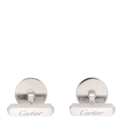 Cartier Palladium Sterling Silver Blue Spinel R De Cartier Biplane Cufflinks 3 of 4