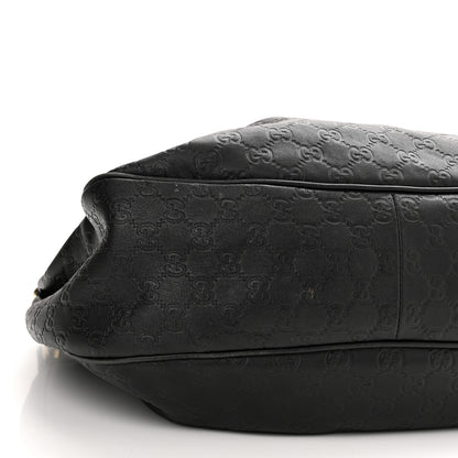 Gucci Guccissima Medium Sukey Hobo Black 8 of 13
