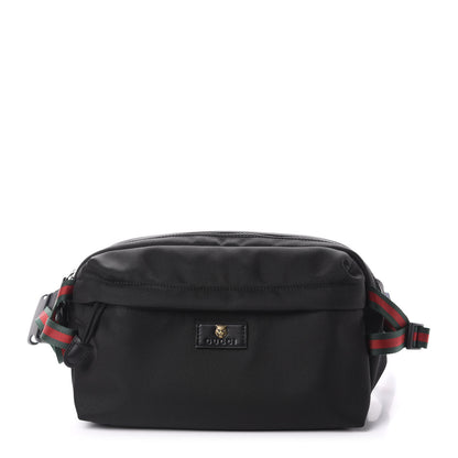 Gucci Techno Canvas Web Belt Bag Black 1 of 10