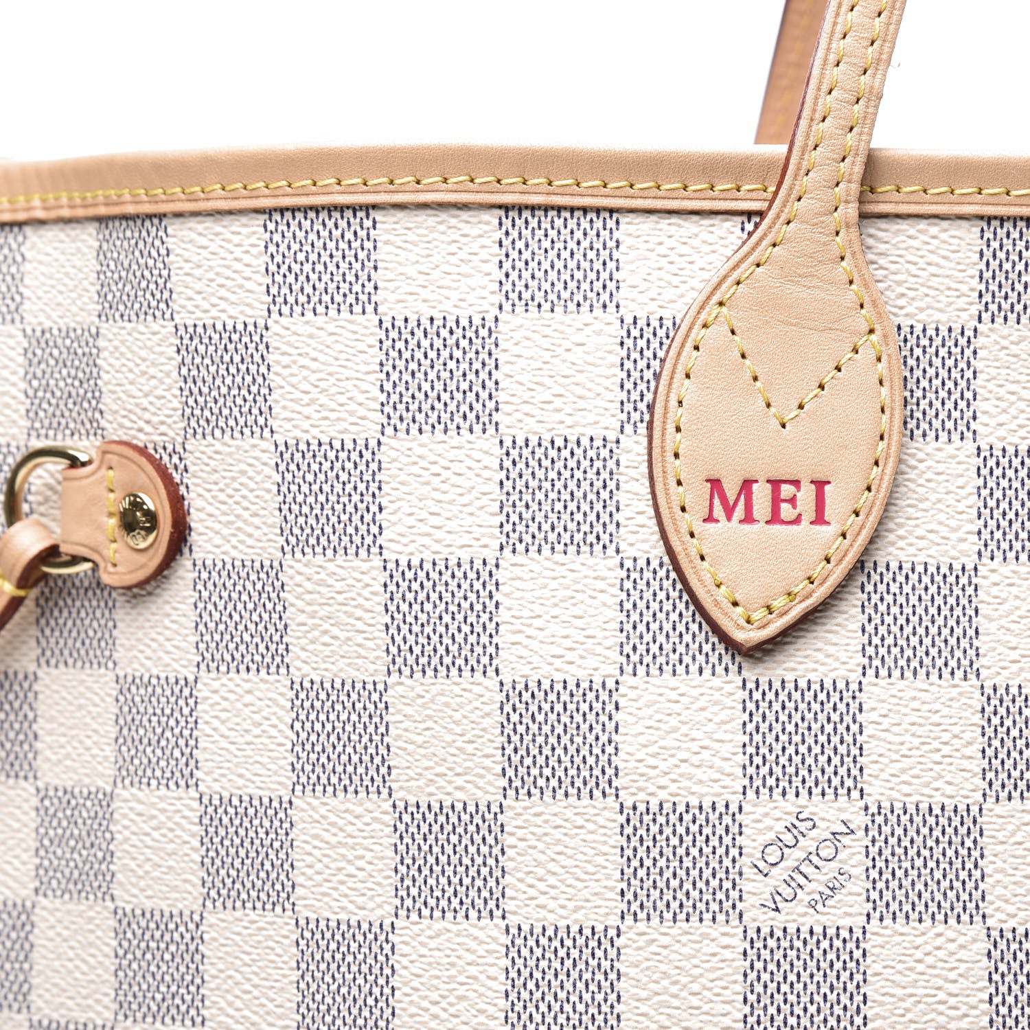 Louis Vuitton Damier Azur Neo Neverfull GM Rose Ballerine 11 of 12