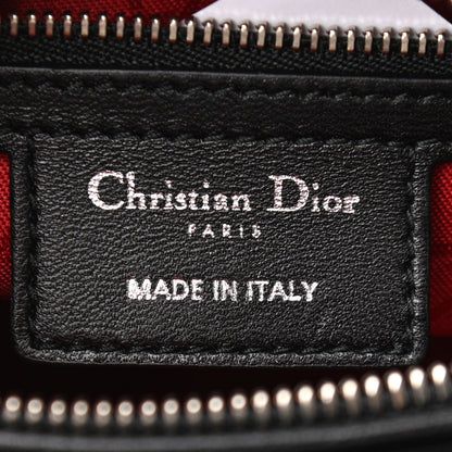 Christian Dior Lambskin Cannage Medium Lady Dior Black 6 of 10