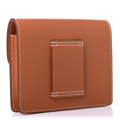 Hermes Evercolor Roulis Slim Wallet Gold 3 of 5