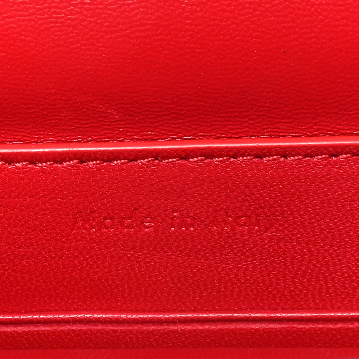 Lizard Mini Clasp Bag Red