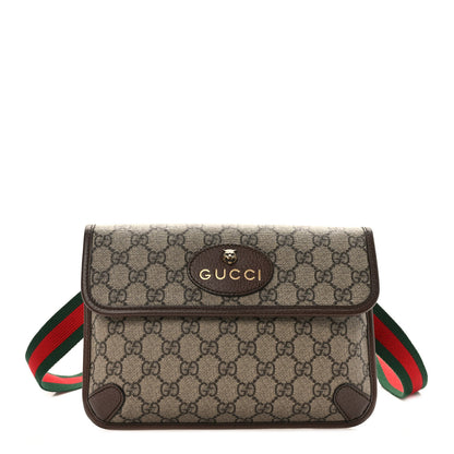 Gucci GG Supreme Monogram Neo Vintage Web Belt Bag Brown 1 of 9