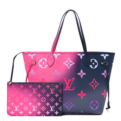 Louis Vuitton Monogram Giant Spring In The City Neverfull MM Midnight Fuchsia 1 of 11