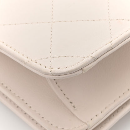 Chanel Calfskin Quilted Mini Bijoux Flap White 13 of 14