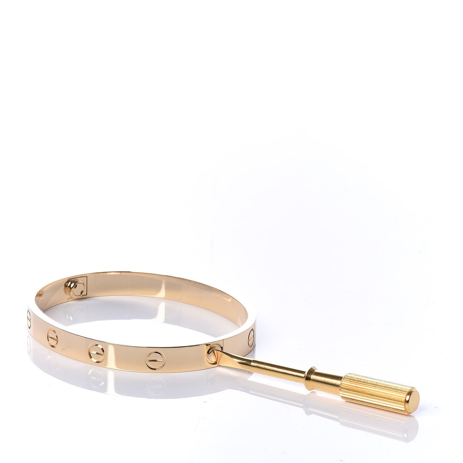 Cartier 18K Yellow Gold LOVE Bracelet 16 4 of 8