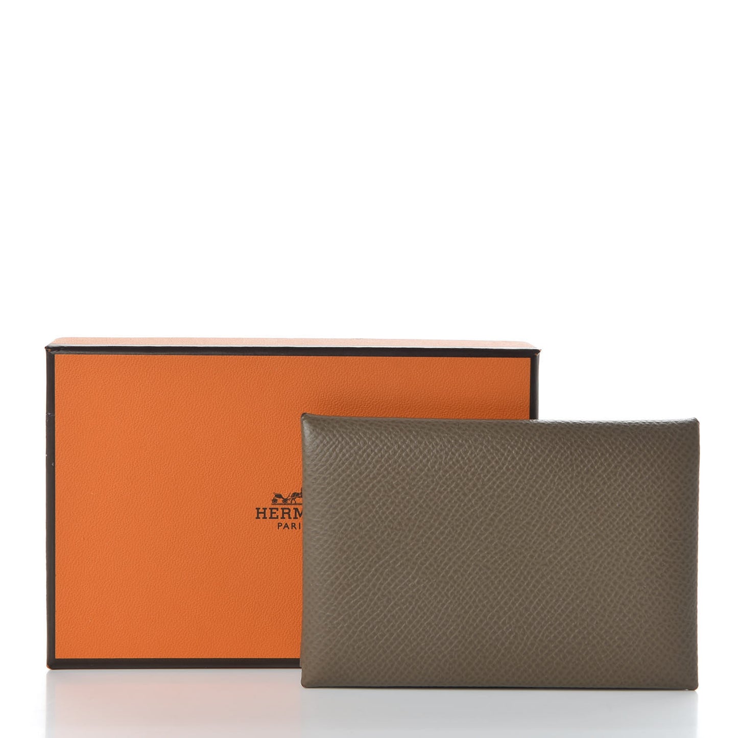 Epsom Calvi Card Case Etoupe