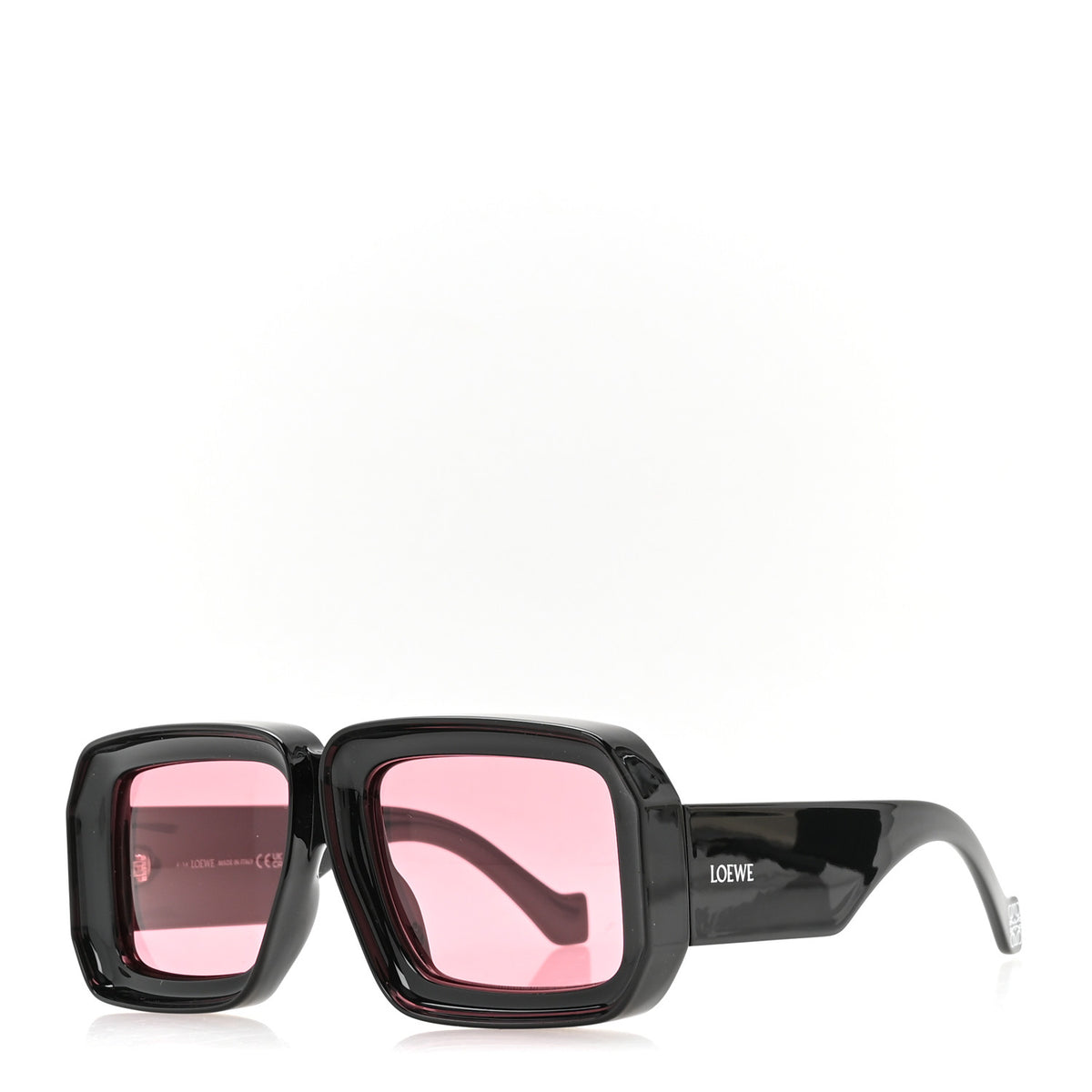 Loewe Acetate Paula's Ibiza Dive In Mask Sunglasses LW40064U Black Pink 1 of 7