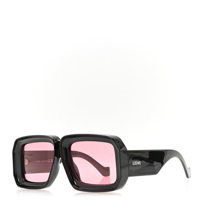 Loewe Acetate Paula's Ibiza Dive In Mask Sunglasses LW40064U Black Pink 1 of 7