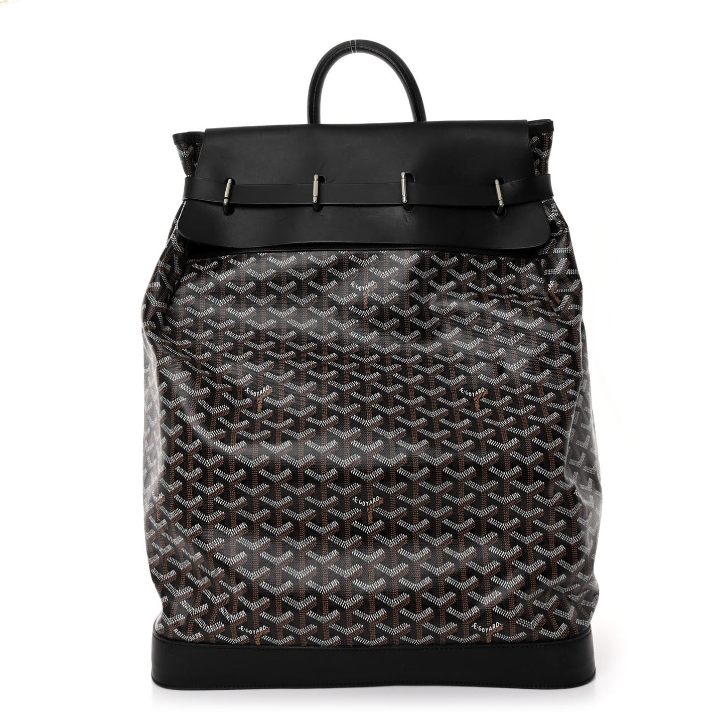 Goyardine Steamer Bag Black